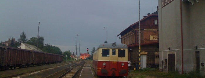 Železniční stanice Podbořany is one of Železniční stanice ČR: P (9/14).
