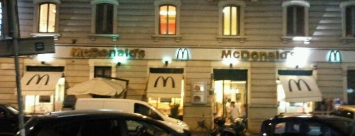 McDonald's is one of dove mi pikacerebbe andare.