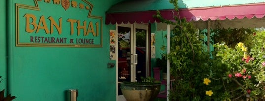Ban Thai Restaurant is one of สถานที่ที่บันทึกไว้ของ Kimmie.