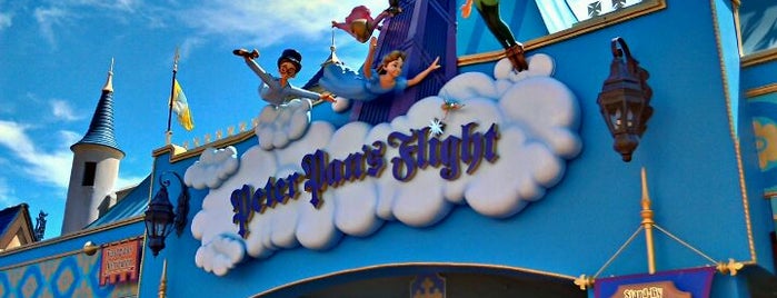 Peter Pan's Flight is one of Great Disney Spots.