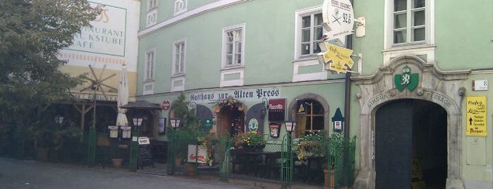 Gasthaus zur Alten Press is one of Food & Fun - Vienna, Graz & Salzburg.