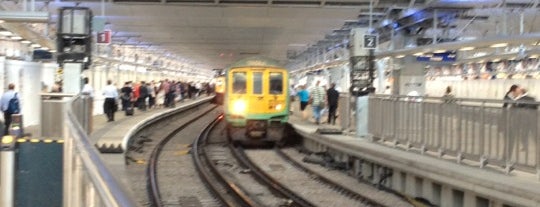 London Blackfriars Railway Station (BFR) is one of You calling me a train spotter?.