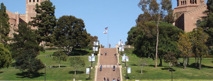 UCLA Janss Steps is one of places on campus.