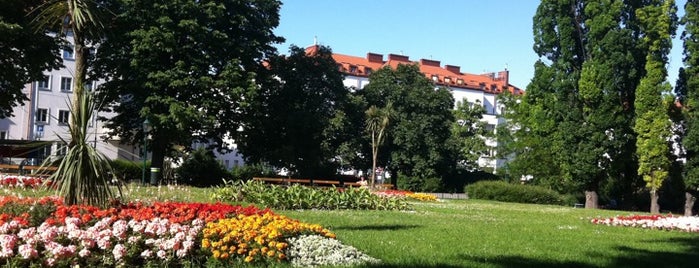Währinger Park is one of Serhan : понравившиеся места.