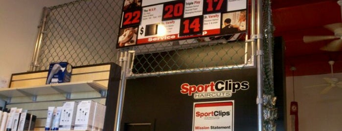 SportClips is one of Tempat yang Disukai Stephanie.