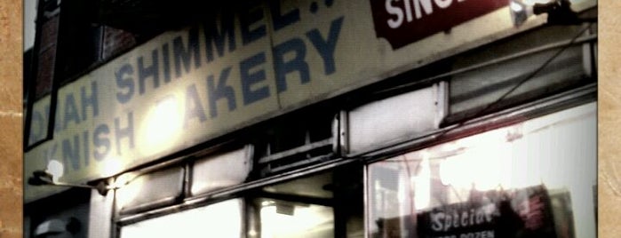 Yonah Schimmel Knish Bakery is one of NY Region Old-Timey Bars, Cafes, and Restaurants.