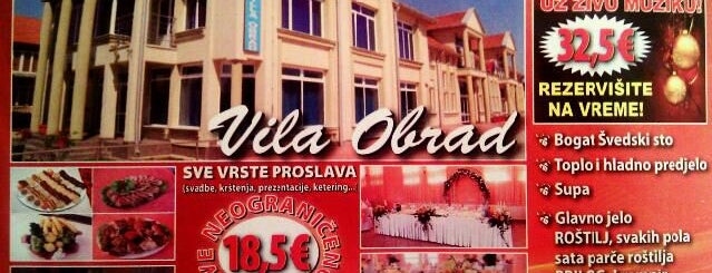 Villa Obrad is one of Favorite Food.