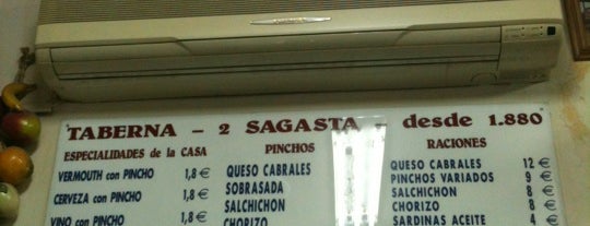 El 2 de Sagasta Vinos is one of Las tabernas más castizas.