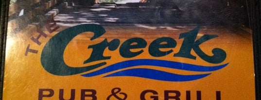 The Creek Pub and Grill is one of Tempat yang Disukai Noah.