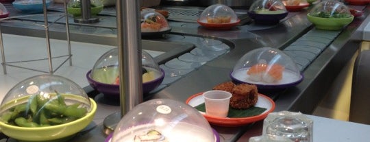 YO! Sushi is one of to-do @ london.