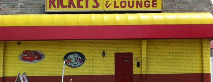 Rickey's Restaurant & Lounge is one of Tempat yang Disukai Domma.