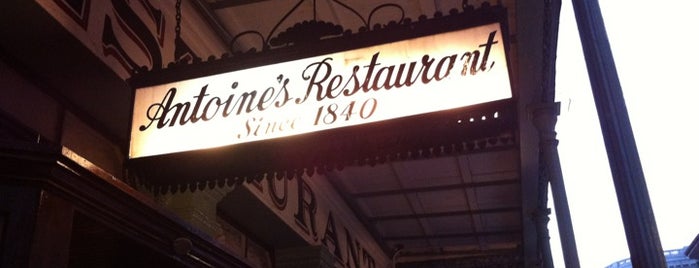 Antoine's Restaurant is one of No,La.