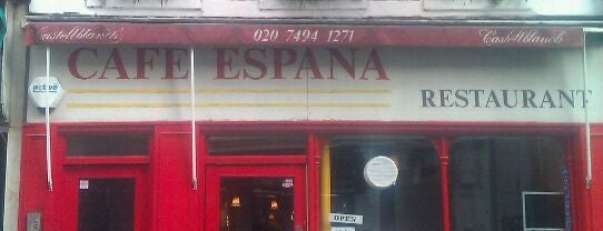 Café España is one of สถานที่ที่บันทึกไว้ของ Alexia.