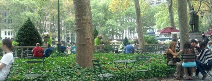 Bryant Park is one of Dog Places - NYC.