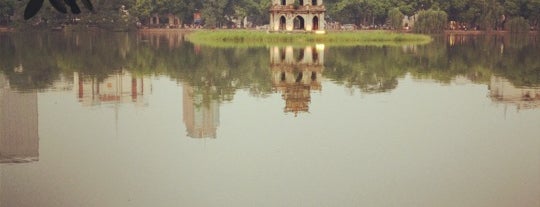Hoan Kiem Lake is one of Hanoi - Ha Noi - Vietnam = Peter's Fav's.