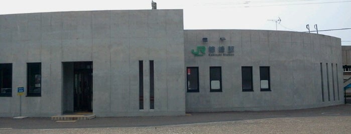 Kakizaki Station is one of 特急北越停車駅(The Limited Exp. Hokuetsu's Stops).