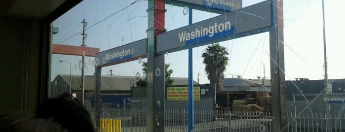 Metro Rail - Washington Station (A) is one of Tempat yang Disukai Thomas.