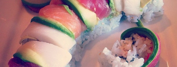 Sushi Cafe is one of Tempat yang Disukai Ann.