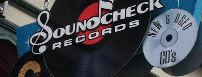 SoundCheck Records is one of Lieux sauvegardés par Lizzie.