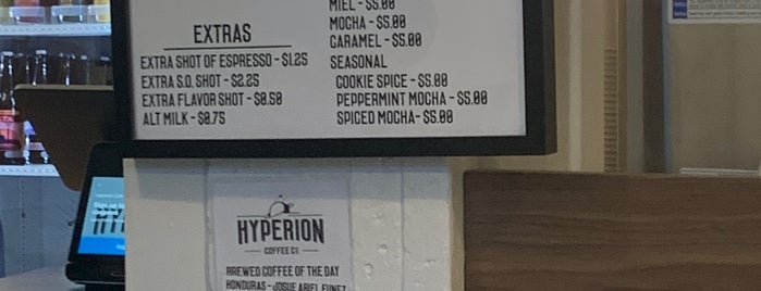 Hyperion Coffee Co is one of To drink in NA-E.