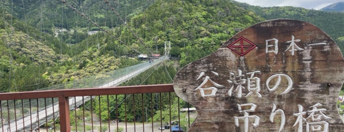 谷瀬橋(谷瀬の吊り橋) is one of アウトドアスポット.