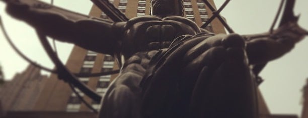 Atlas Statue is one of US TRAVEL NY.