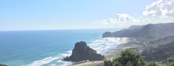 Piha Beach is one of Aukland.