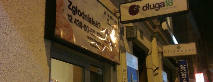 Pizzeria długa18 is one of De Erasmus en Cracovia.