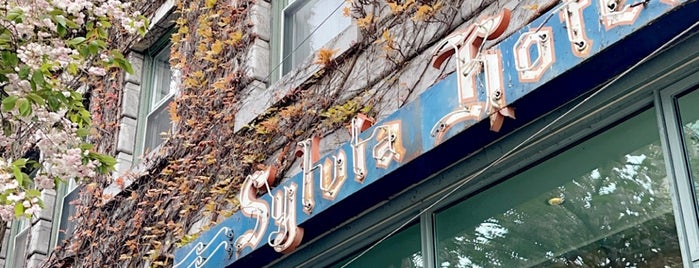 The Sylvia Hotel is one of Happy Hour.