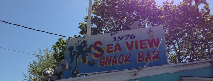 Sea View Snack Bar is one of Southern New England Clam Shacks.