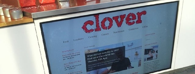 Clover Food Lab HUB is one of Boston Tech.