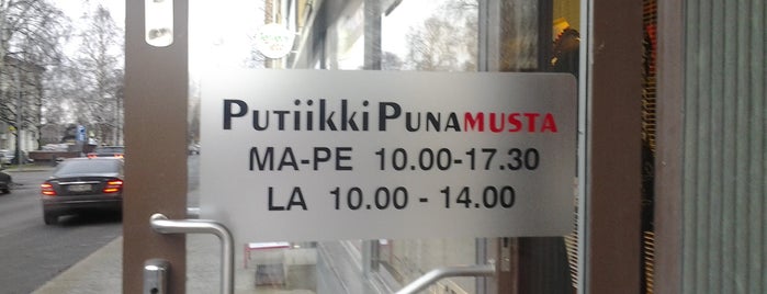Putiikki PunaMusta is one of Kemi Cute Little Boutique.