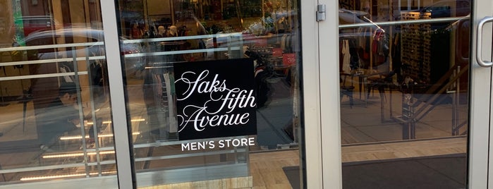 Saks Fifth Avenue Men's Store is one of Washington.