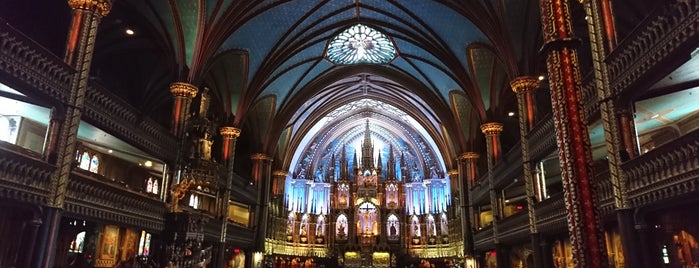 Basilique Notre-Dame de Montréal is one of Lieux qui ont plu à Louise.