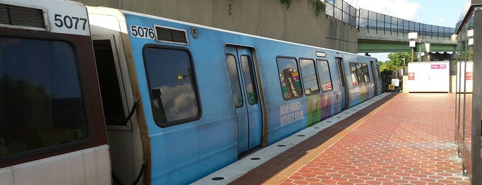 WMATA Orange Line Metro is one of metro stops.