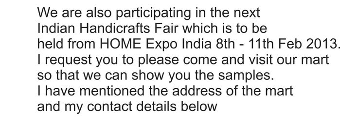 Indian Furniture Fair 2013