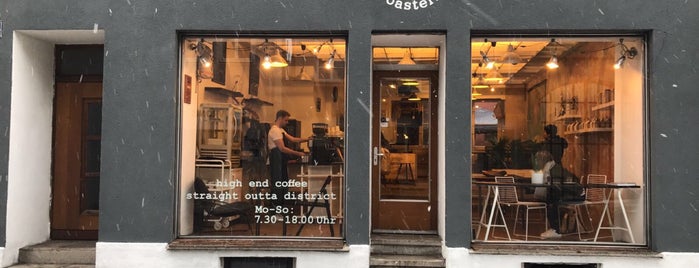 District Five coffee roasters is one of Munich.