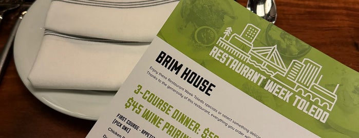 Brim House is one of The 15 Best Fancy Places in Toledo.