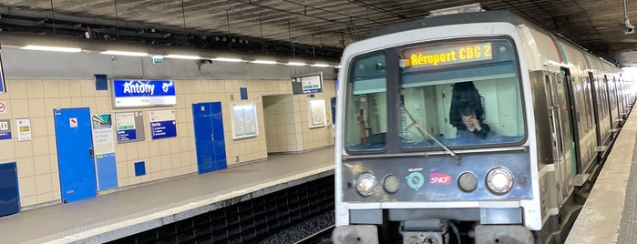 RER Antony [B] is one of Paris Metro.