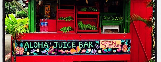 aloha juice bar is one of North Shore: Hanalei & PrinceVille.