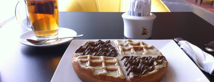 Waffle's is one of اماكن بزورها ان شاء الله :).