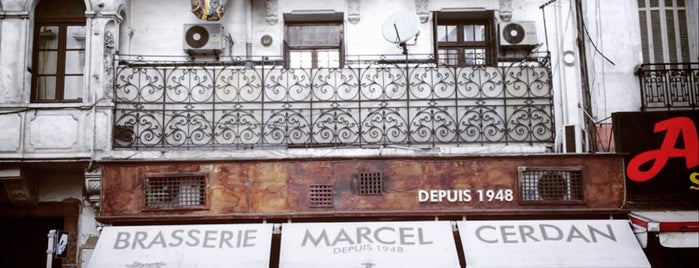 Brasserie Marcel Cerdan is one of Casablanca.