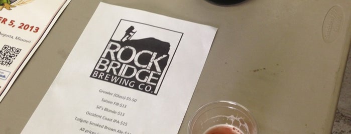 Rock Bridge Brewing Co. is one of Craft Breweries.