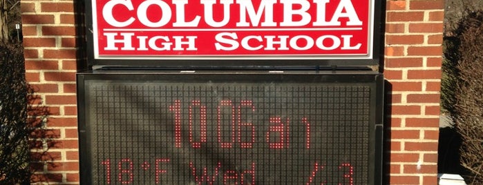 Columbia High School is one of Lugares favoritos de Mia.