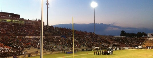 Aggie Memorial Stadium is one of NCAA Division I FBS Football Stadiums.