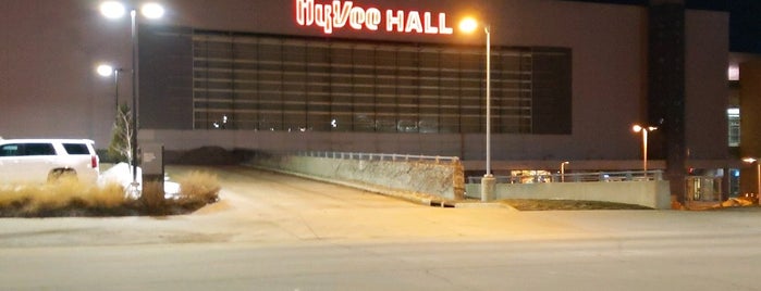 Hy-Vee Hall is one of a day in the life.