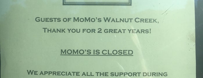 MoMo's Walnut Creek is one of Restaurants.