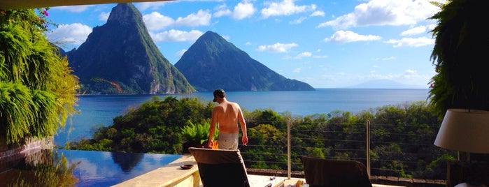 Jade Mountain is one of Places to stay.
