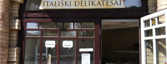 Itališki Delikatesai is one of Vilnius places to be.