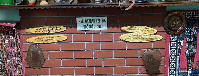 Hacı Bayram-ı Veli'nin Doğduğu Ev is one of Ankara.